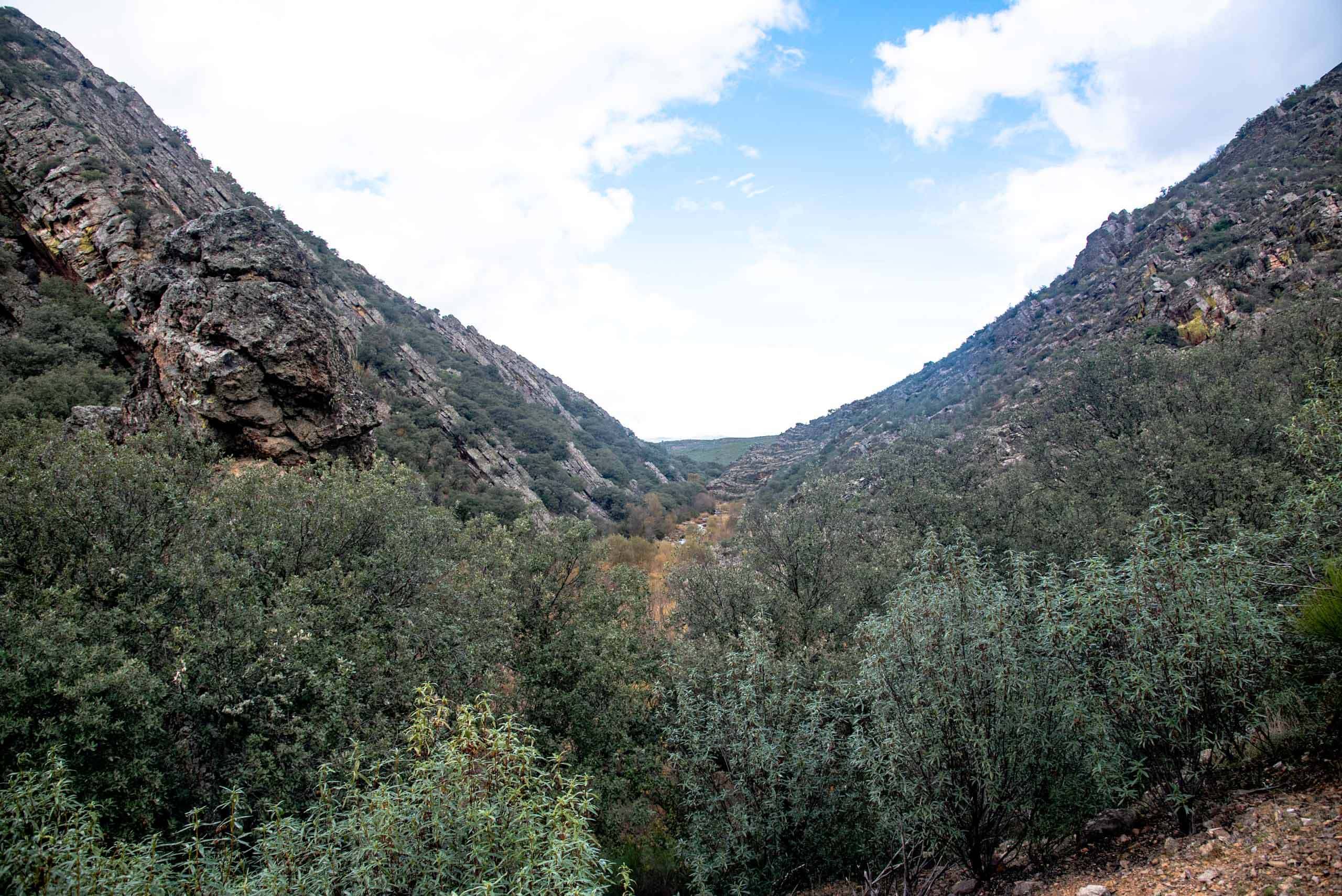 El valle que da nombre al Boquerón del Estena