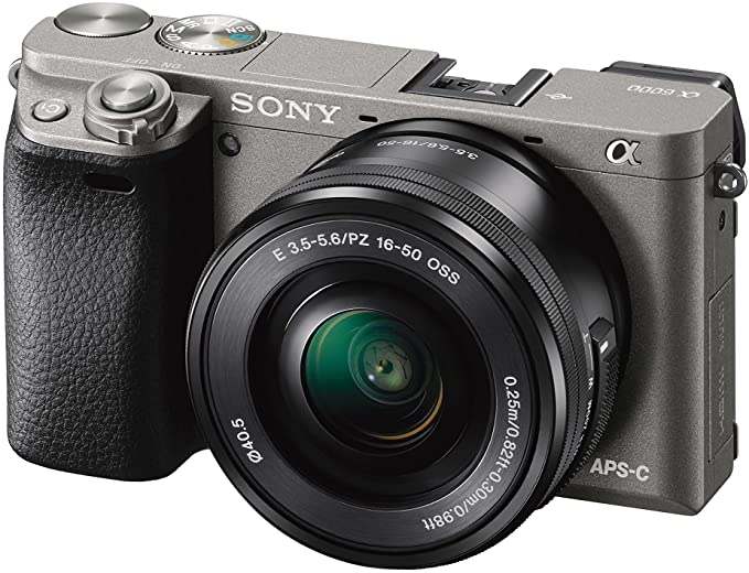 Sony Alpha 6000 - Cámara EVIL de 24.3 MP, color negro y gris
