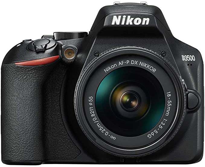 Nikon D3500 - Cámara Réflex, Kit con Objetivo 18/55, 24.2 MP, DX